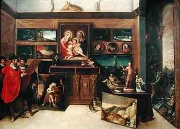 The Amateurs Exhibition Room by Hieronymus II Francken