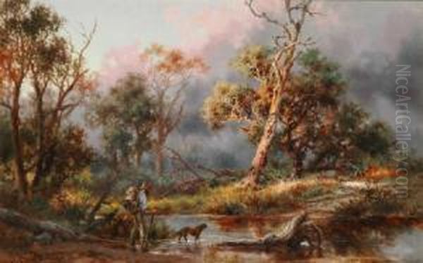 Bush Fire by James Alfred Turner