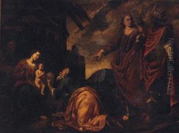 The Adoration Of The Magi by Pieter van Lint