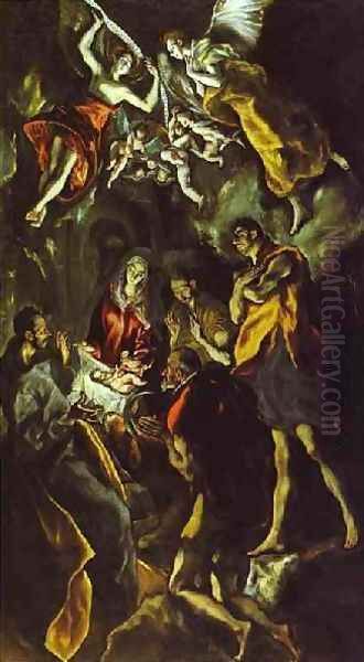 The Adoration Of The Shepherds Iii by El Greco (Domenikos Theotokopoulos)