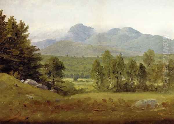 Sketch Of Mount Chocorua New Hampshire by Sanford Robinson Gifford