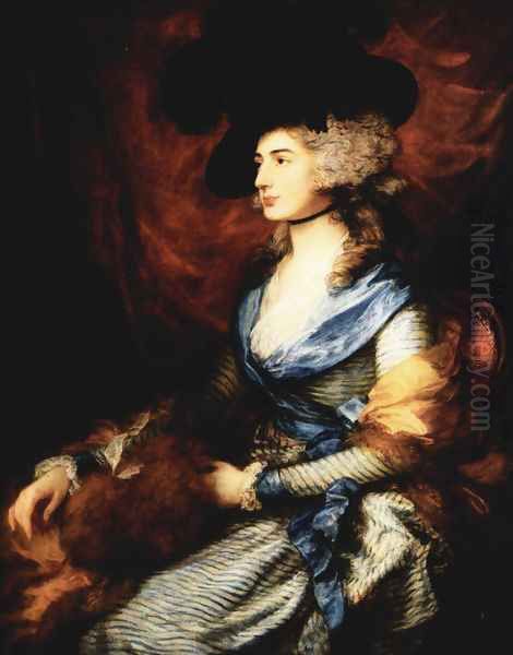 Portrait of Mrs. Sarah Siddons by Thomas Gainsborough