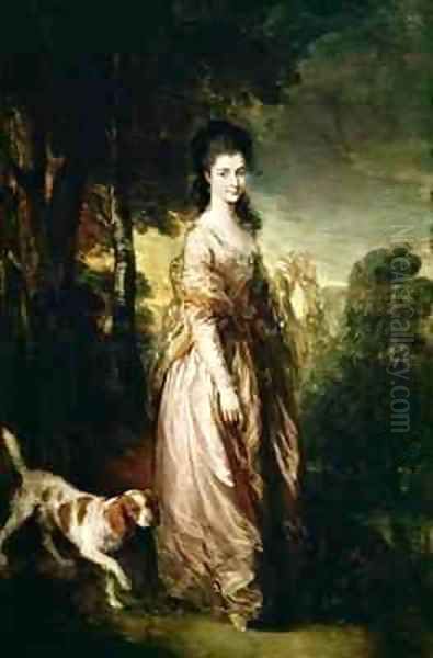 Portrait of Mrs Lowndes Stone 1758-1837 by Thomas Gainsborough