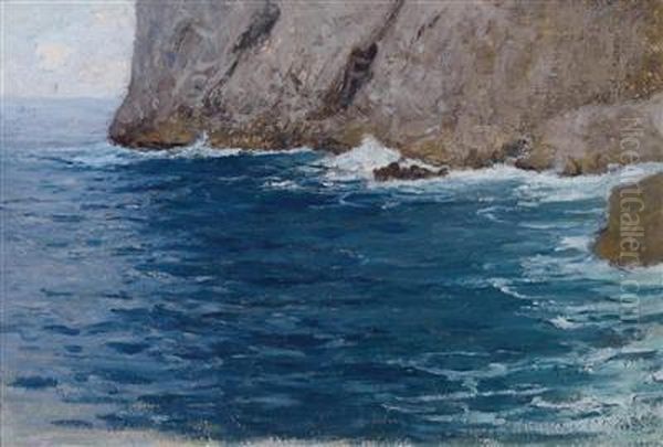 Blue Sea Off Thecoast Of Capri by Alfred Zoff