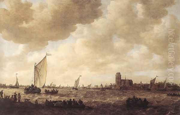 View of Dordrecht 1644-53 by Jan van Goyen