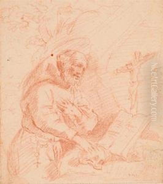 St. Jerome. by Francesco Albani