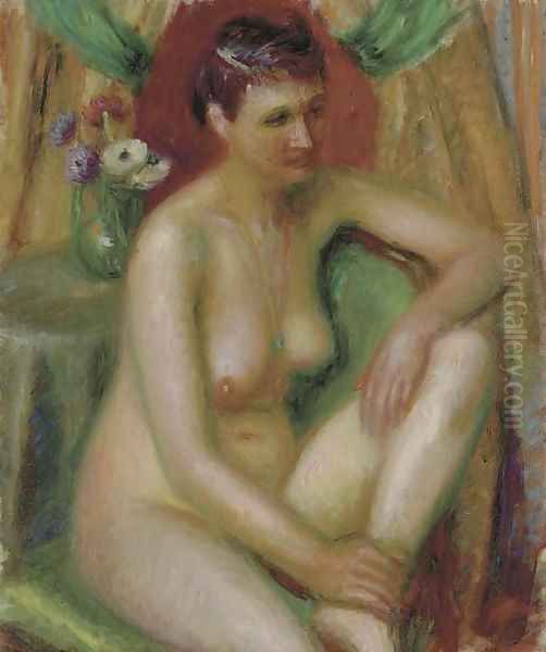 Nude with Jade Pendant by William Glackens