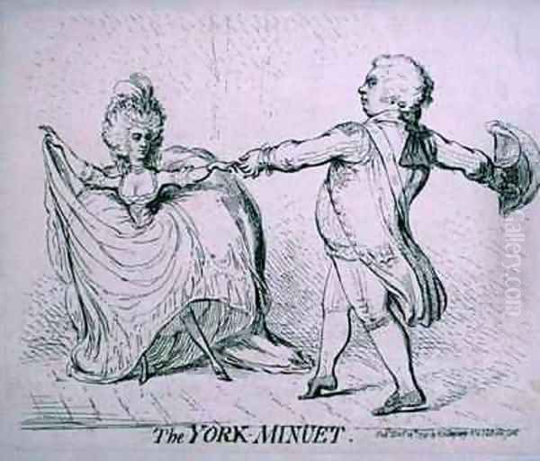 The York Minuet by James Gillray