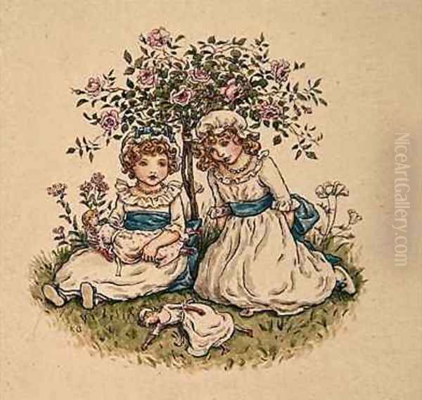 Illustration for St Valentines Day 6 by Kate Greenaway