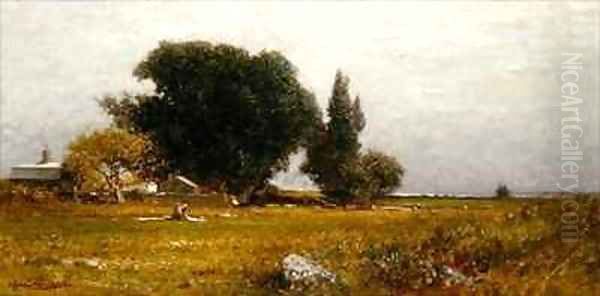 Trees and Meadow by Robert Swain Gifford