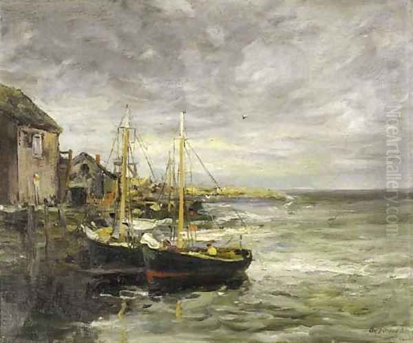 A Stiff Breeze, Rockport by Charles Paul Gruppe