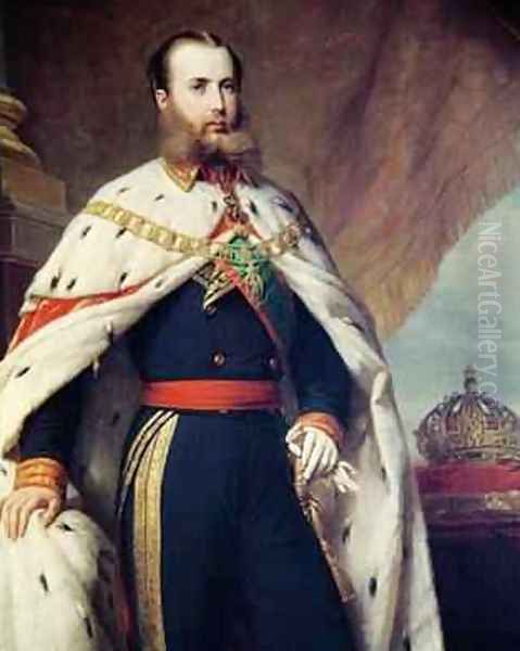 Maximilian of Hapsburg Lorraine 1832-67 Emperor of Mexico by Alfred Graeffle