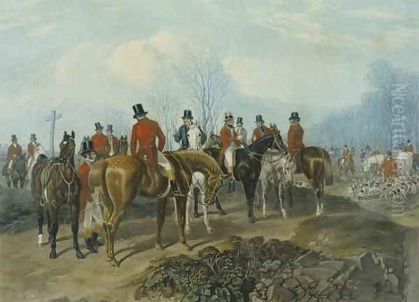 The Meet, engraved by Huffman and Mackrill 2 by John Frederick Herring Snr