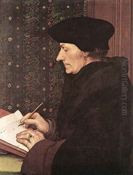 Erasmus 1523 by Hans Holbein the Younger