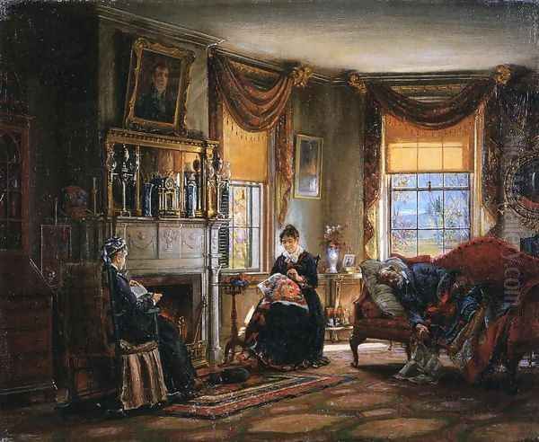 The Sitting Room by Edward Lamson Henry