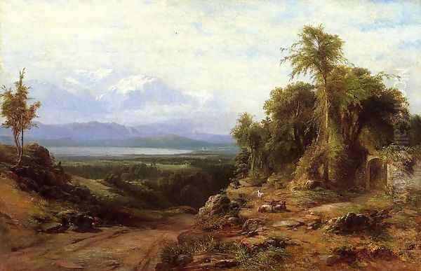 Italian Landscape by James McDougal Hart