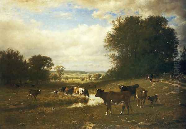 Cattle Grazing by James McDougal Hart