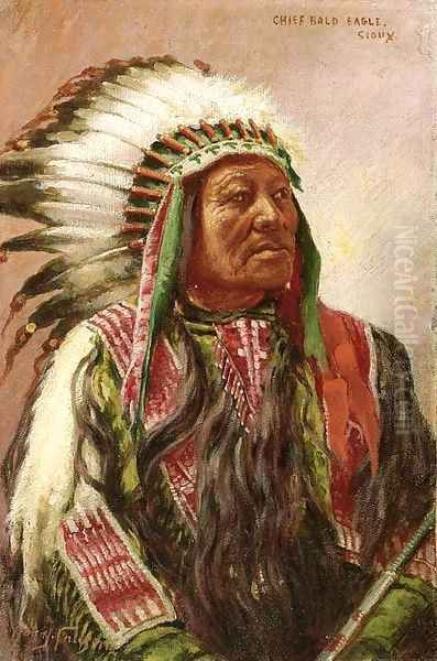 Chief Bald Eagle, Sioux by John Hauser