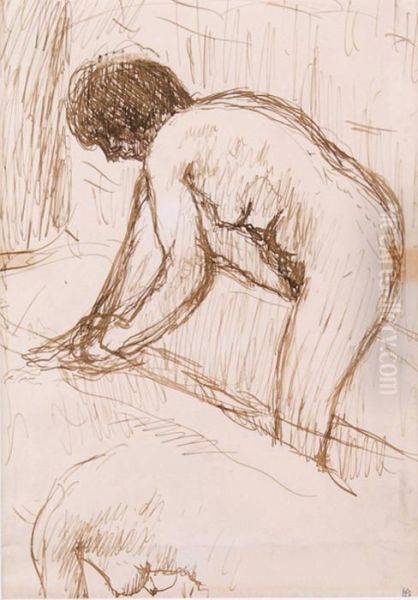 Femme A Sa Toilette by Pierre Bonnard