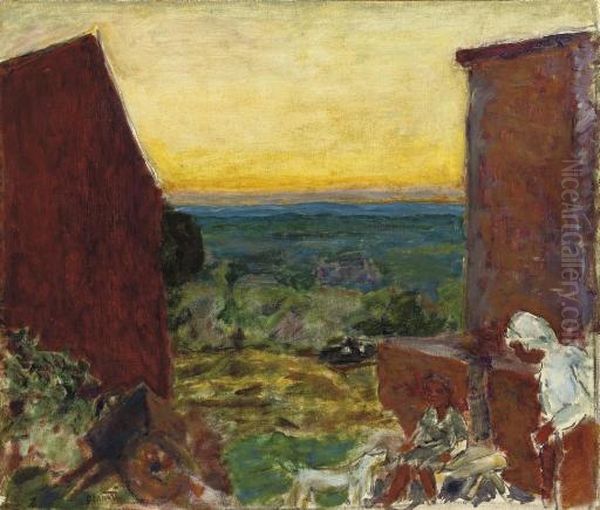 Paysage Du Midi, Soleil Couchant by Pierre Bonnard