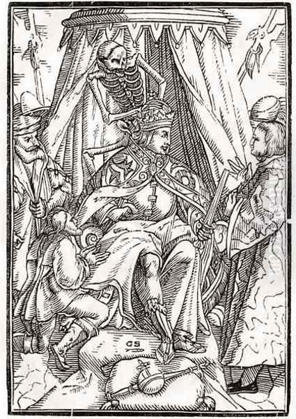 Death comes for the Emperor by Hans Holbein the Younger