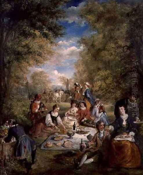 A Fete Champetre by Edwin Frederick Holt