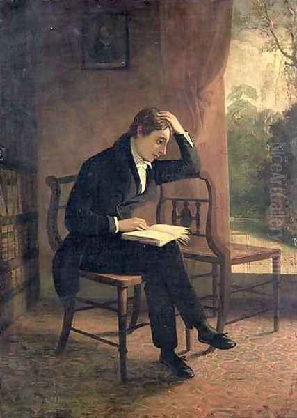 Portrait of John Keats by William Hilton