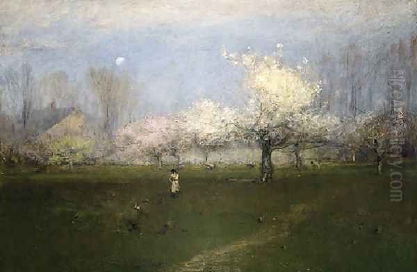 Spring Blossoms, Montclair, New Jersey by George Inness