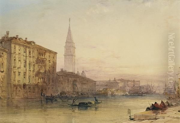 On The Grand Canal, Venice by William Callow