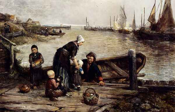 A Fisherman's Family, Marken by Johan Mari Ten Kate