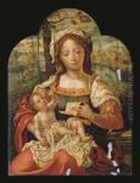 The Virgin And Child by Pieter Coecke Van Aelst