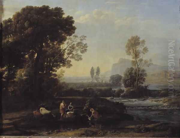 Landscape with the Flight into Egypt, 1647 by Claude Lorrain (Gellee)