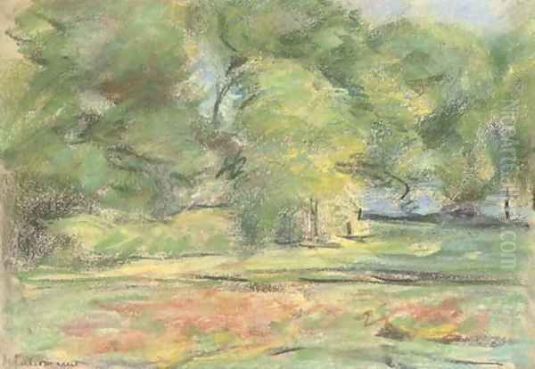 Gartenansicht in Wannsee nach Nordosten by Max Liebermann