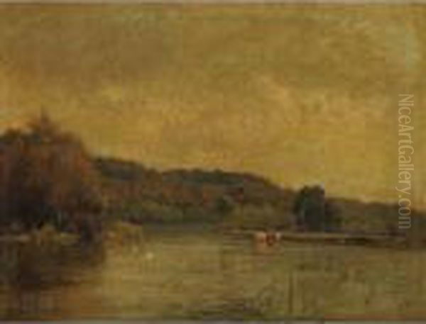 An Autumn Morning (no. 3) by Alfred de Breanski