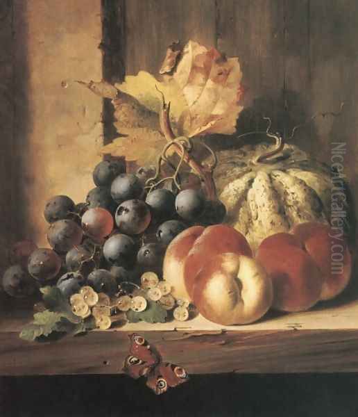 Still Life of Fruit by Edward Ladell