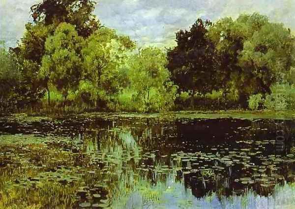 Overgrown Pond Study 1887 by Isaak Ilyich Levitan