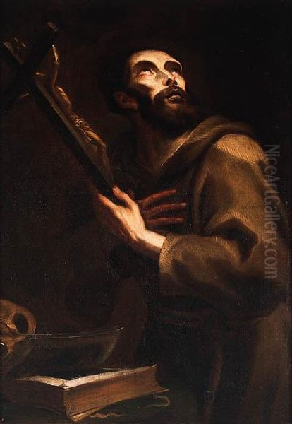 The Penitent St. Francis Of Assisi by Jusepe de Ribera