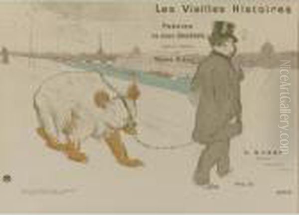 'les Vielles Histoires' Couverture by Henri De Toulouse-Lautrec