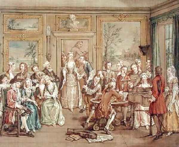 Musical Conversation by Marcellus, the Younger Laroon