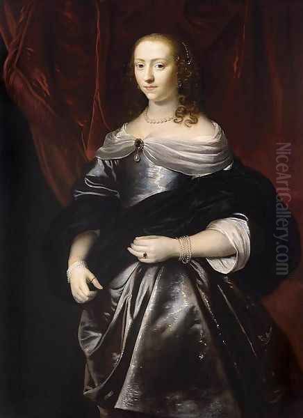 Portrait of Lucretia Boudaen by Jacob van Loo