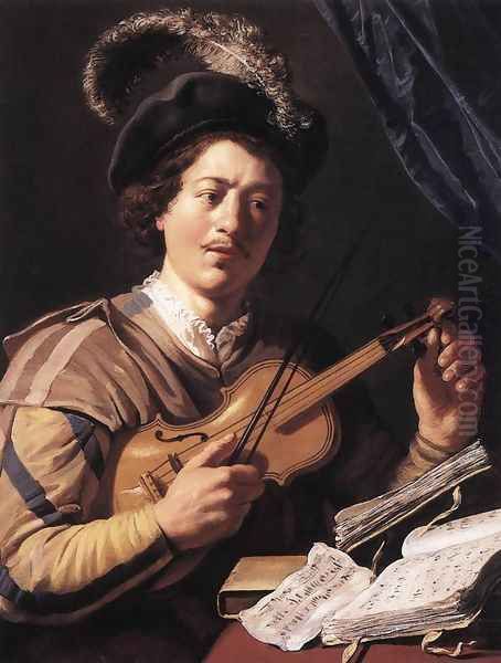 The Violin Player by Jan Lievens