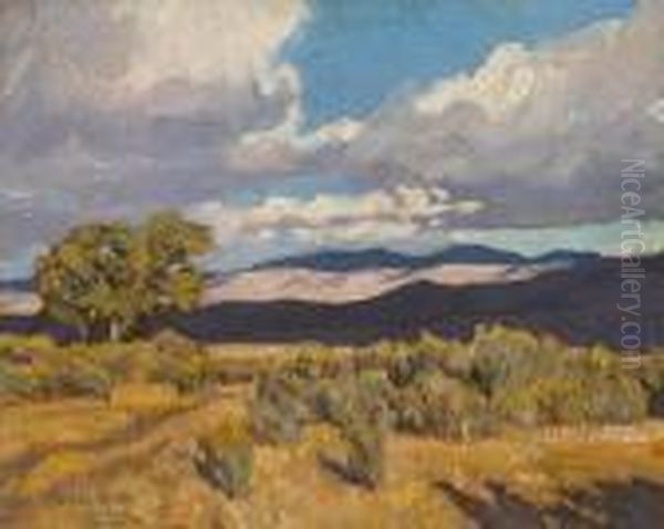 Storm Shadows, On Coso Range by Maynard Dixon