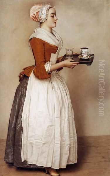 The Chocolate Girl 1744-45 by Etienne Liotard