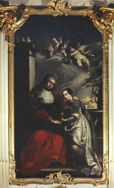 Teaching of the Virgin Mary by Franciszek Lekszycki