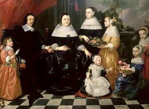 Group Portrait said to be the Kuysten Family by Isaac Luttichuys