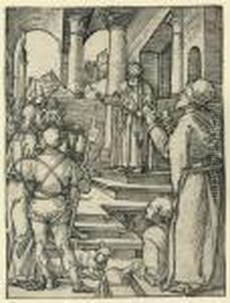 Christ Before Pilate by Albrecht Durer