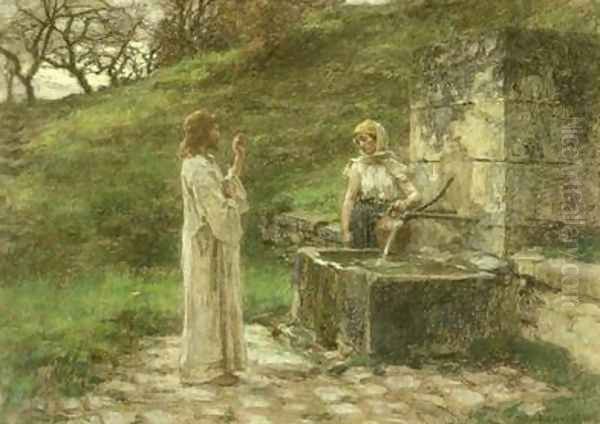 The Samaritan at the Well by Leon Augustin Lhermitte