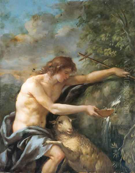 Saint John the Baptist in the Wilderness by Jean Jacques II Lagrenee