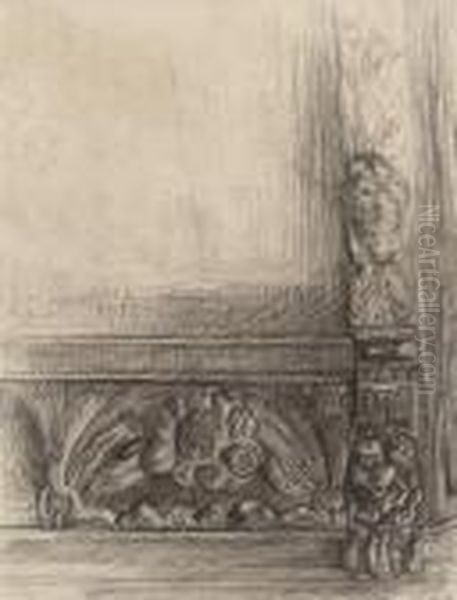 Detail Of Furniture by James Ensor