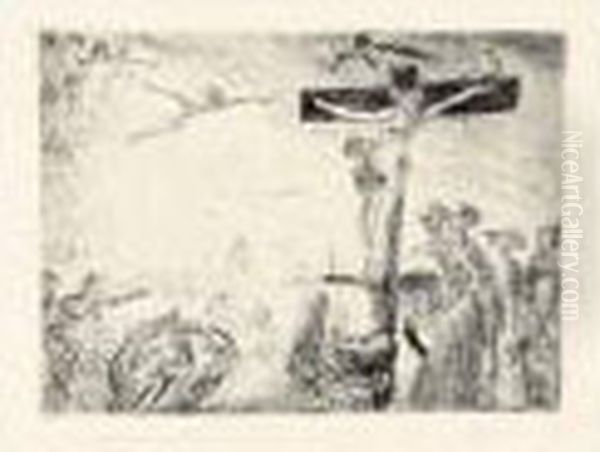 Le Christ Tourmente Par Les Demons by James Ensor